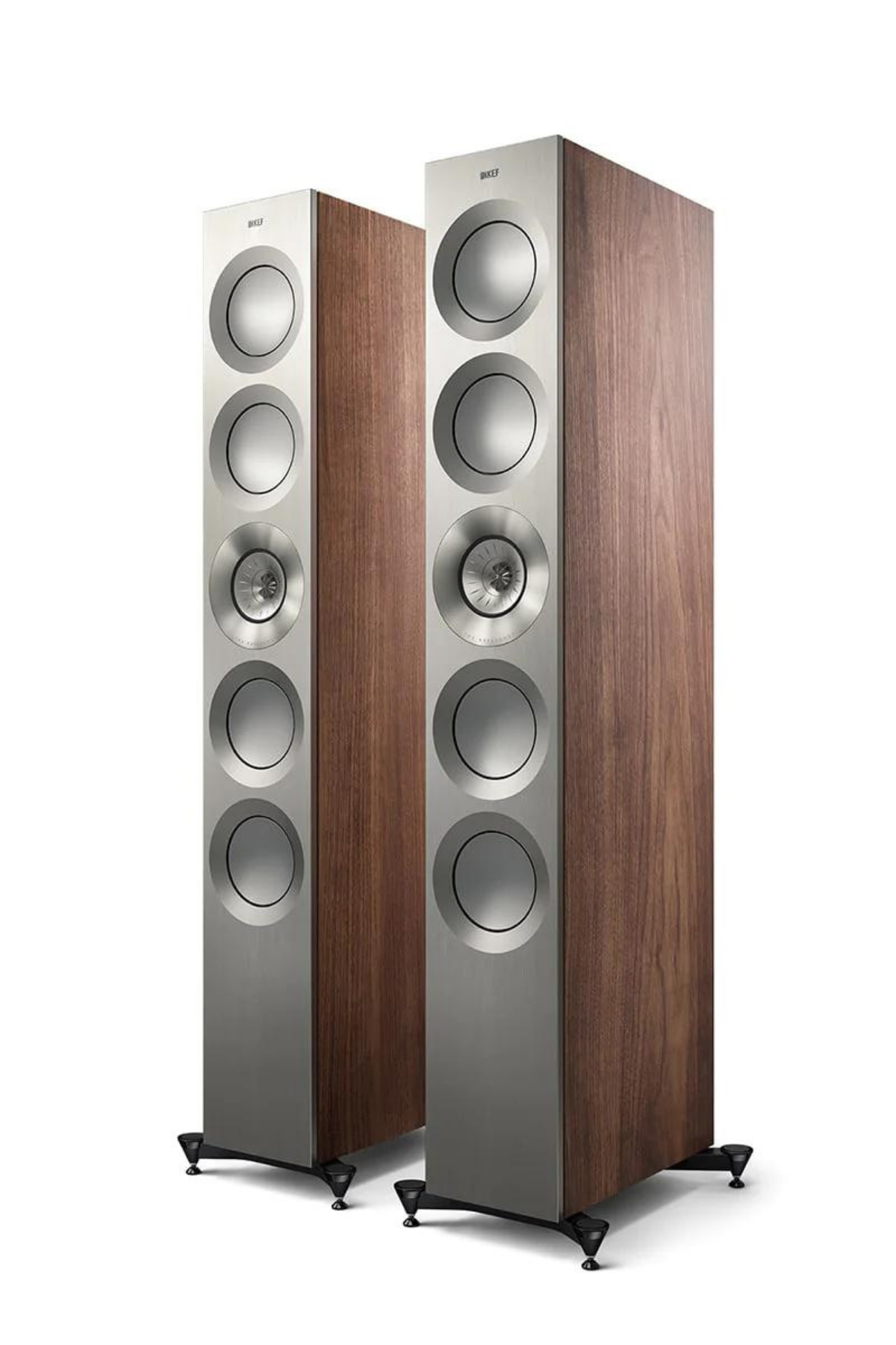 Kef Reference 5 Meta Hi-Fi Hoparlör Ceviz-Gümüş