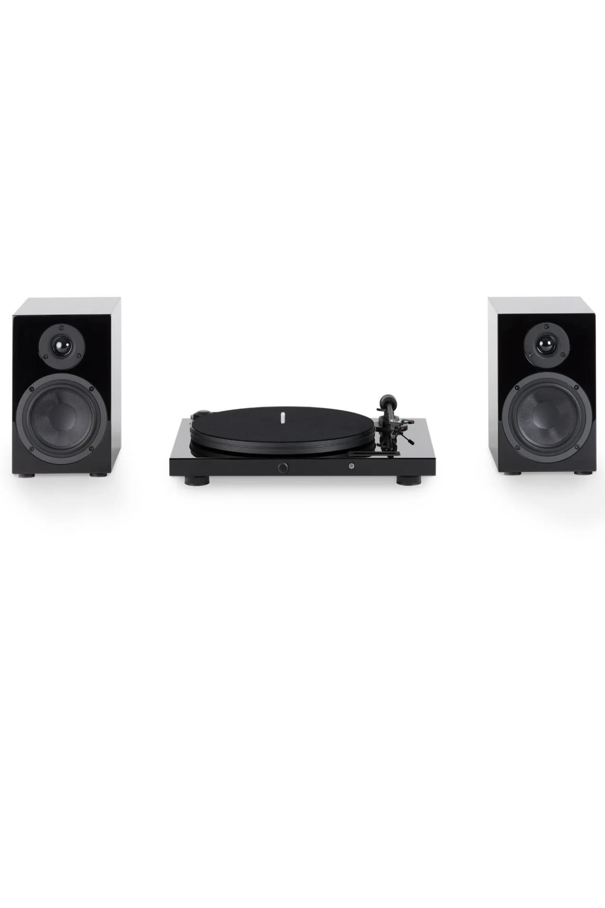 Pro-Ject Audio Juke Box E1 Siyah HiFi Bluetooth Pikap-Hoparlör Seti