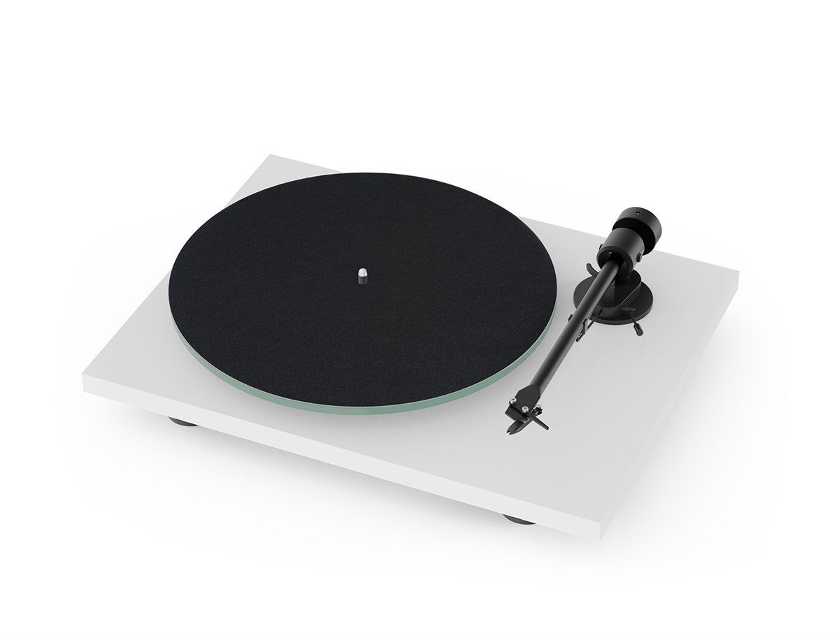 Pro-Ject Audio T1 BT Beyaz OM5 E İğneli Pikap