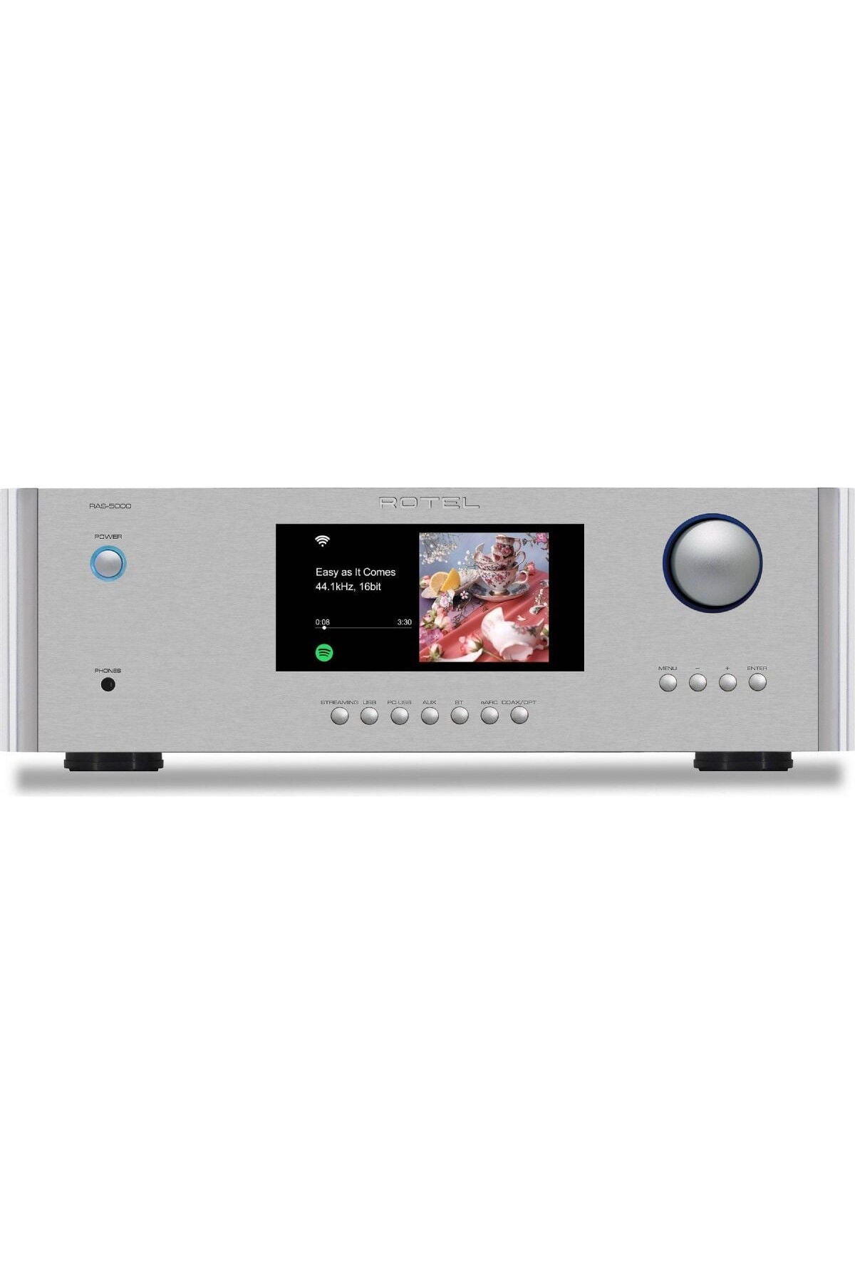 Rotel RAS-5000 Hi-Fi Network Amplifikatör Gümüş