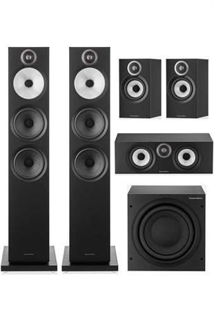 Bowers & Wilkins 600 Serisi 5.1 Paket Sistem Siyah