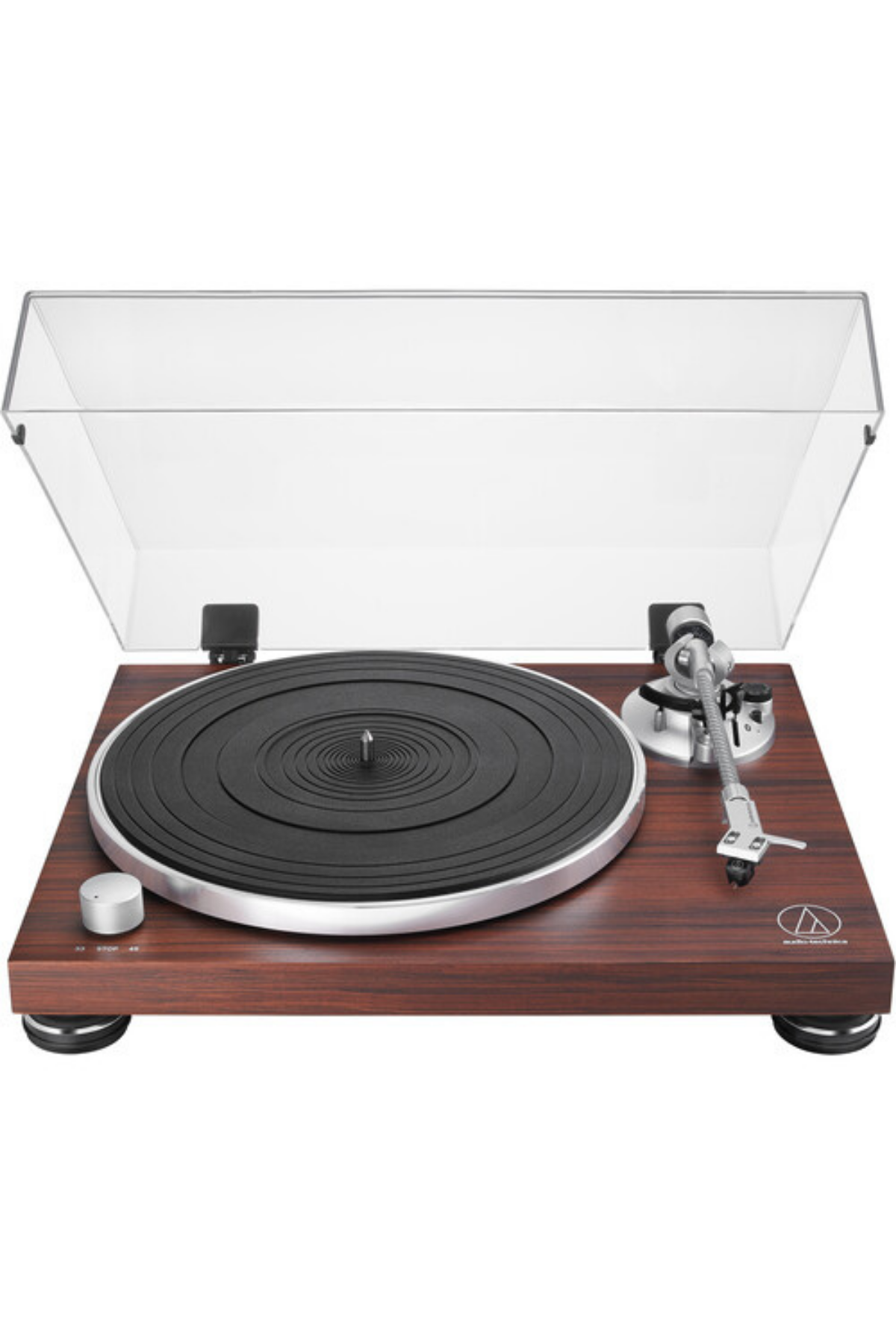 Audio-Technica AT-LPW50BT-RW Manuel İki Hızlı Pikap Koyu Ceviz