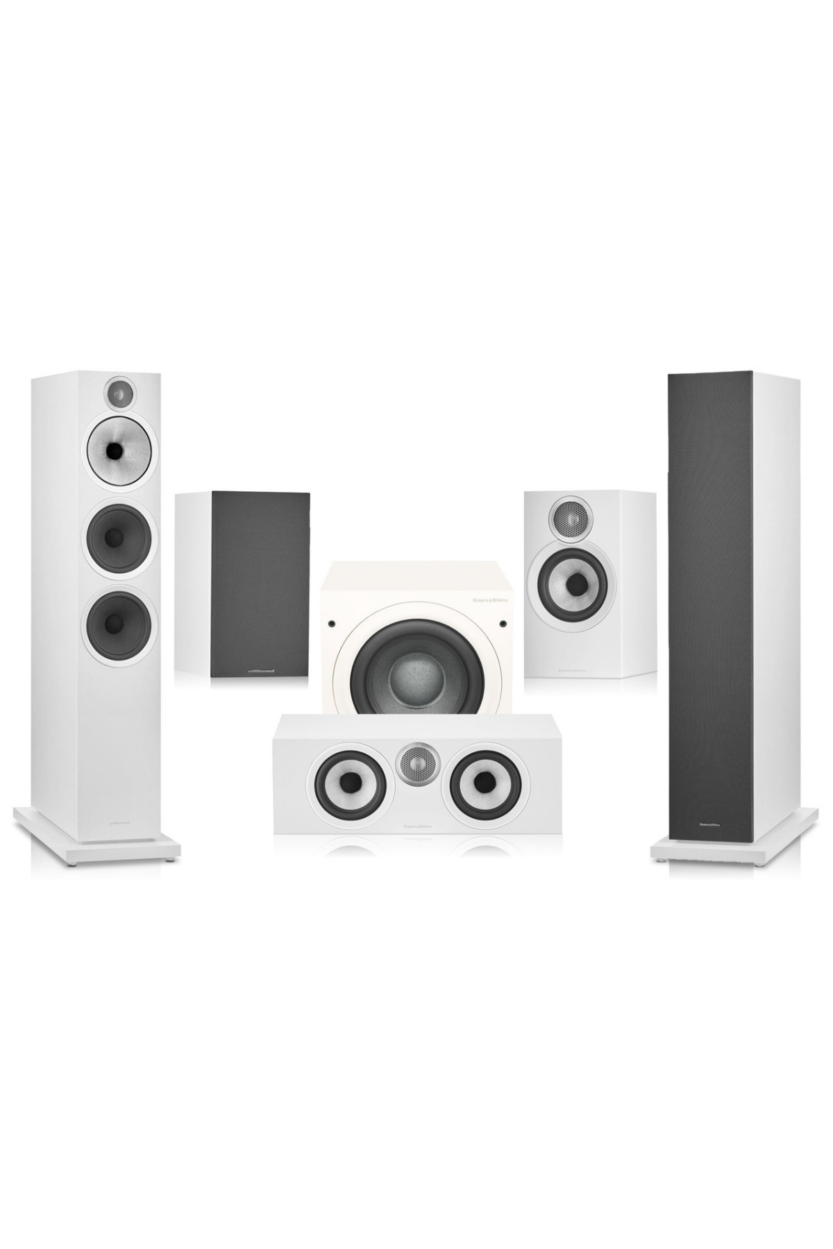 Bowers & Wilkins 600 S3 Serisi 5.1 Paket Sistem Beyaz