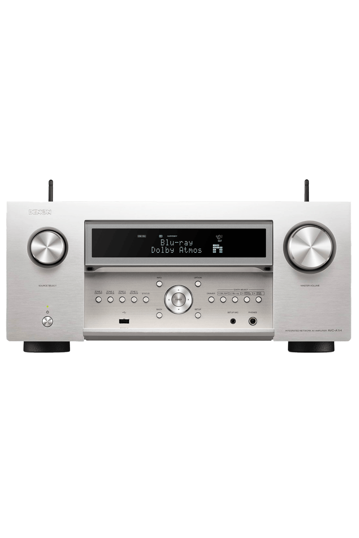 Denon AVC-A1H 15.4 Kanal Network AV Amplifikatör Gümüş