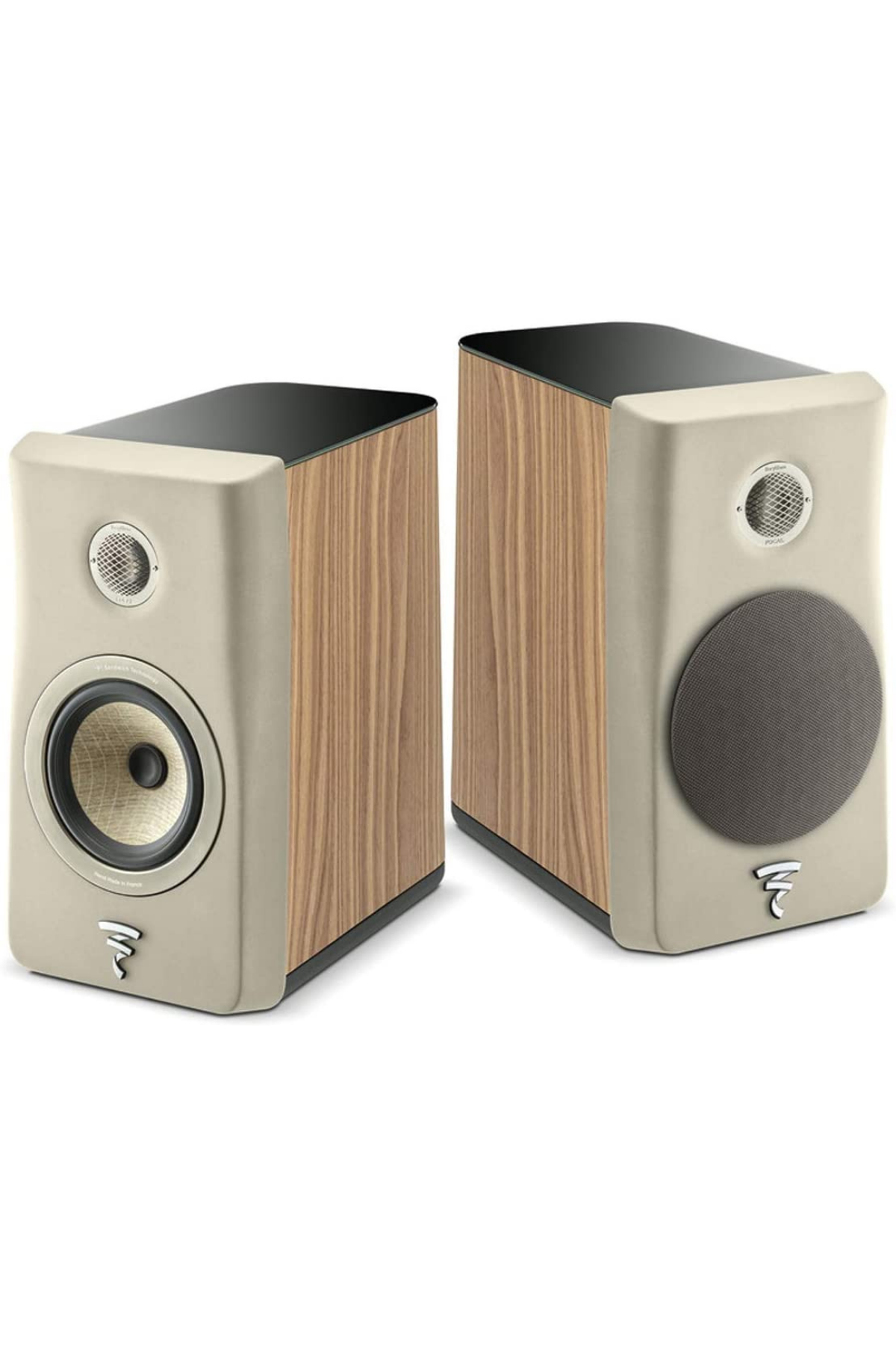 Focal Kanta No1 Hi-Fi Raf Tipi Hoparlör Walnut Mat - Ivory Mat