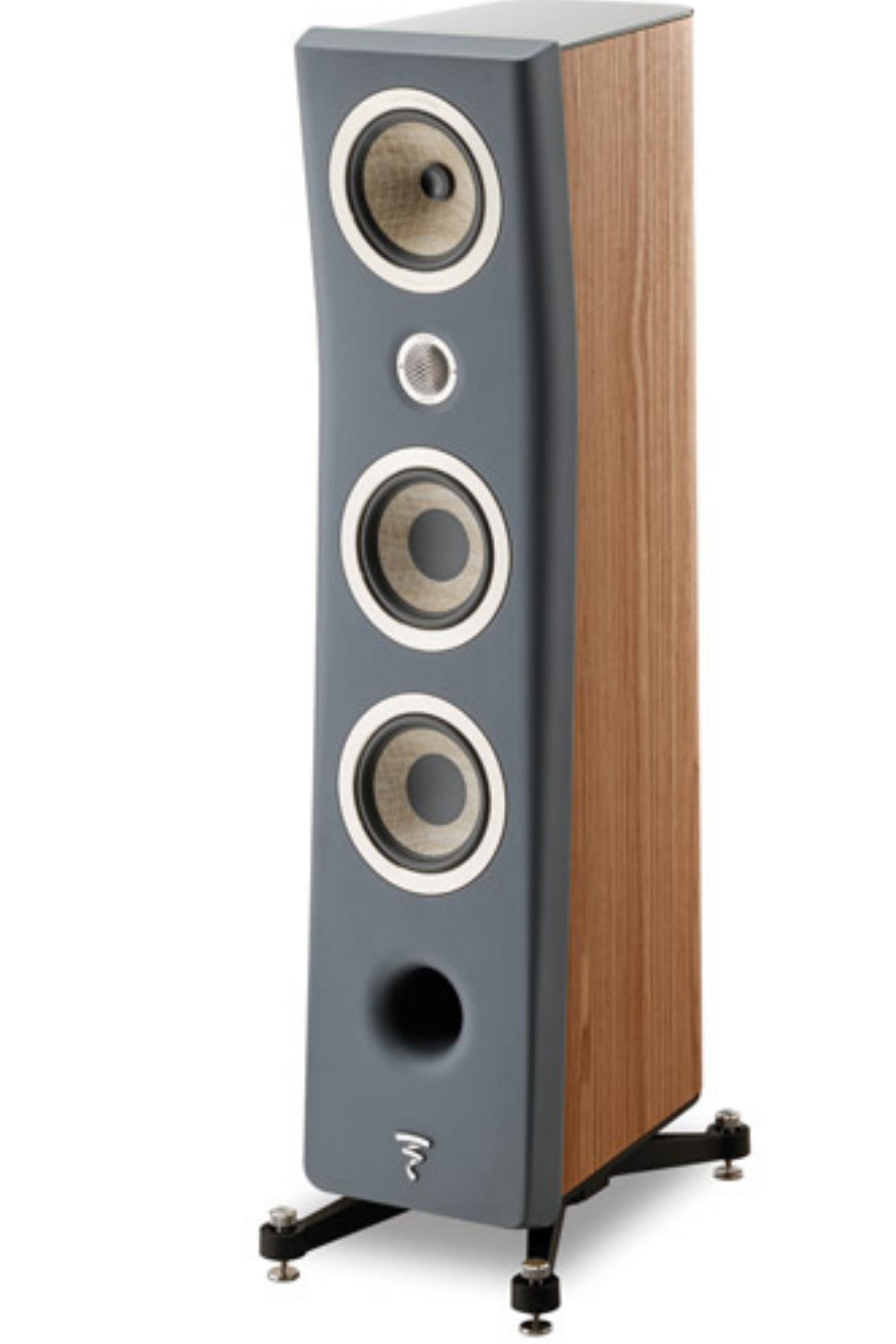 Focal Kanta No2 Hi-Fi Kule Hoparlör Walnut Mat - Dark Grey Mat