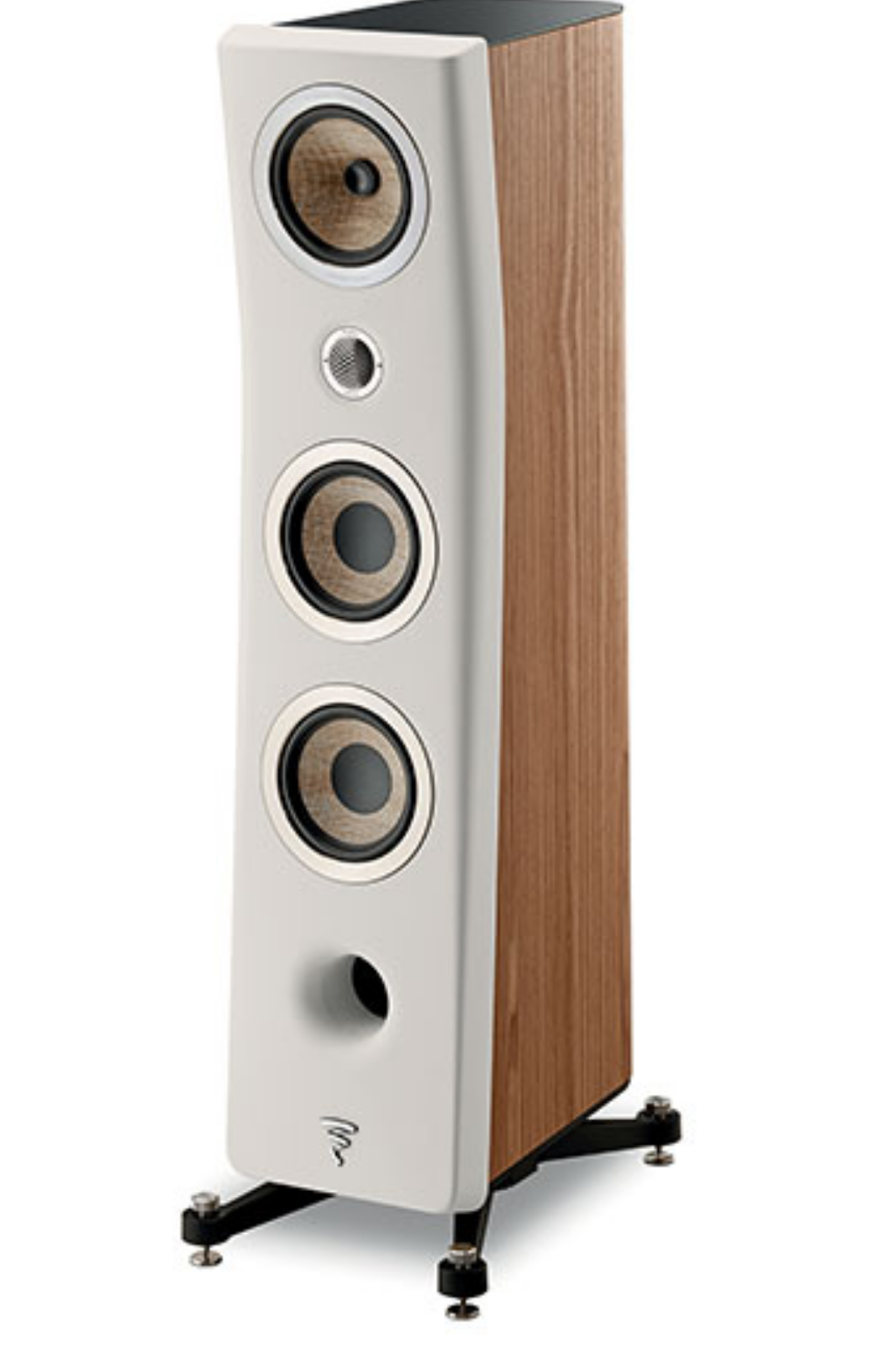 Focal Kanta No2 Hi-Fi Kule Hoparlör Walnut Mat - Ivory Mat