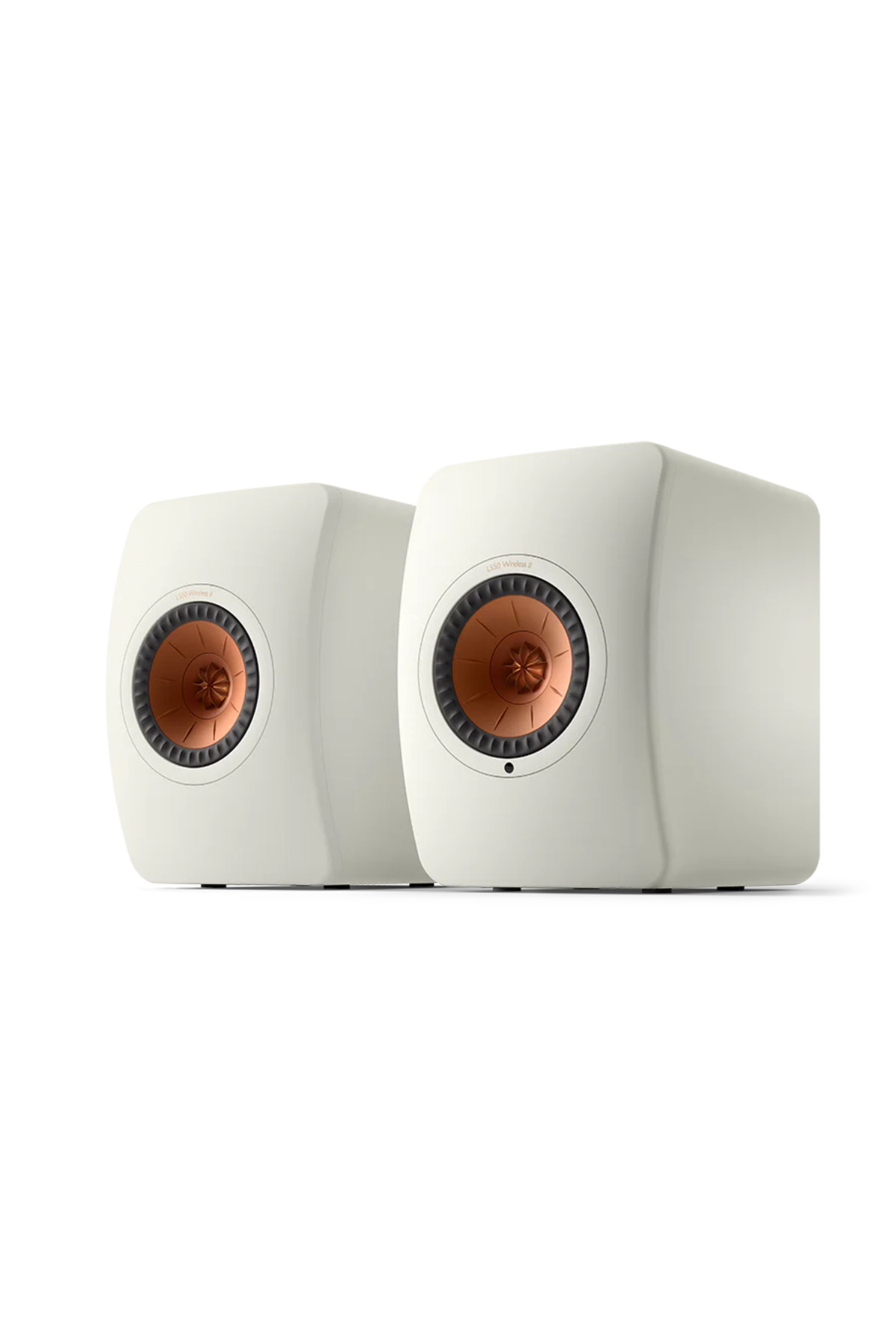 KEF LS50 Wireless II Mineral Saten Beyaz Aktif Hi-Fi Hoparlör
