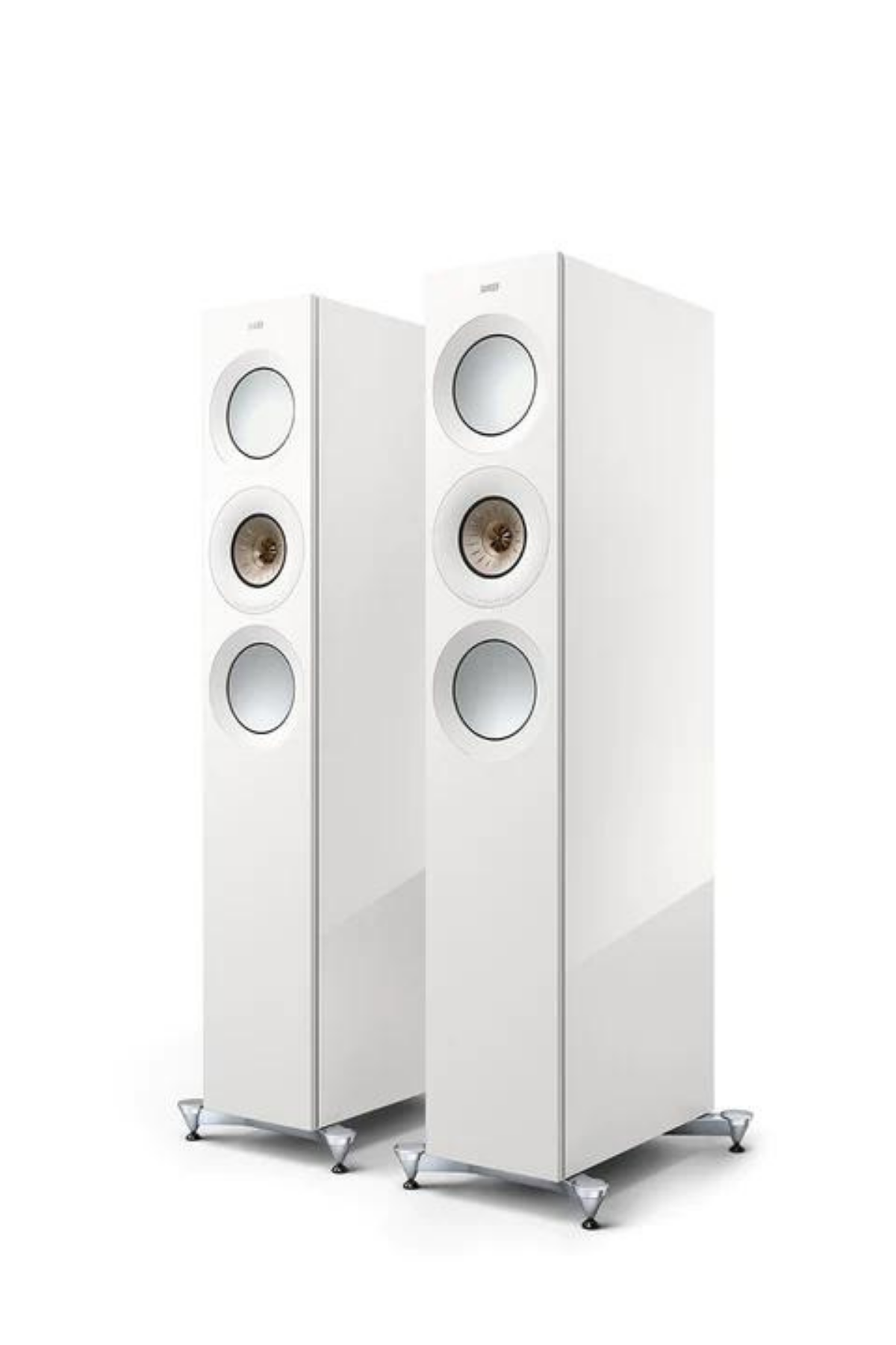 Kef Reference 3 Meta Hi-Fi Hoparlör Beyaz-Şampanya