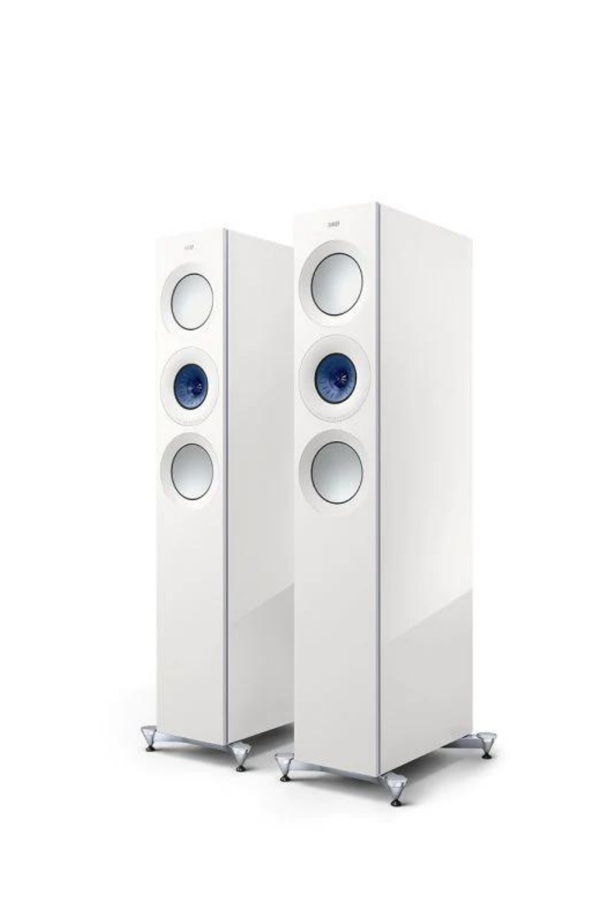 Kef Reference 3 Meta Hi-Fi Hoparlör Beyaz-Mavi