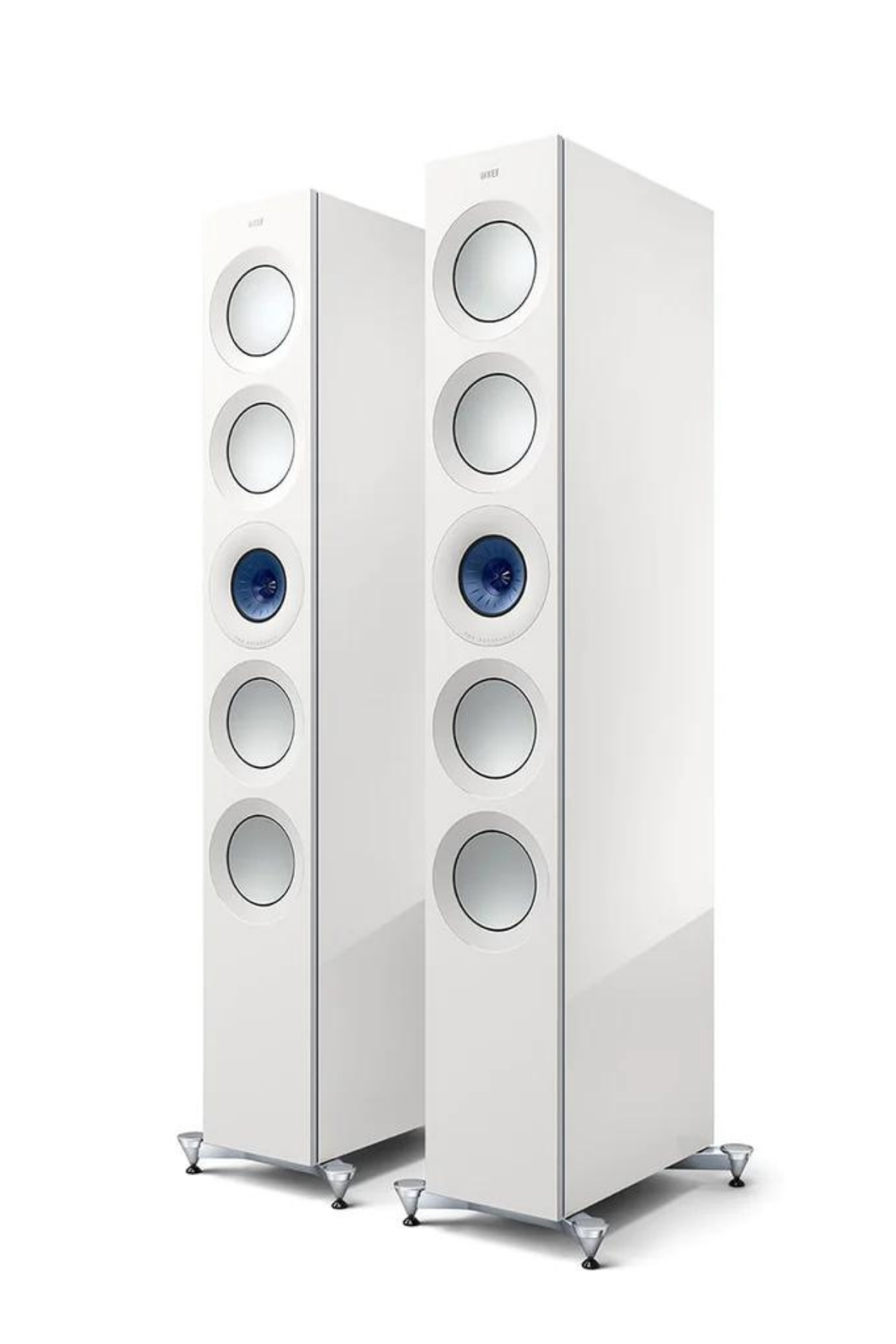 Kef Reference 5 Meta Hi-Fi Hoparlör Beyaz-Mavi