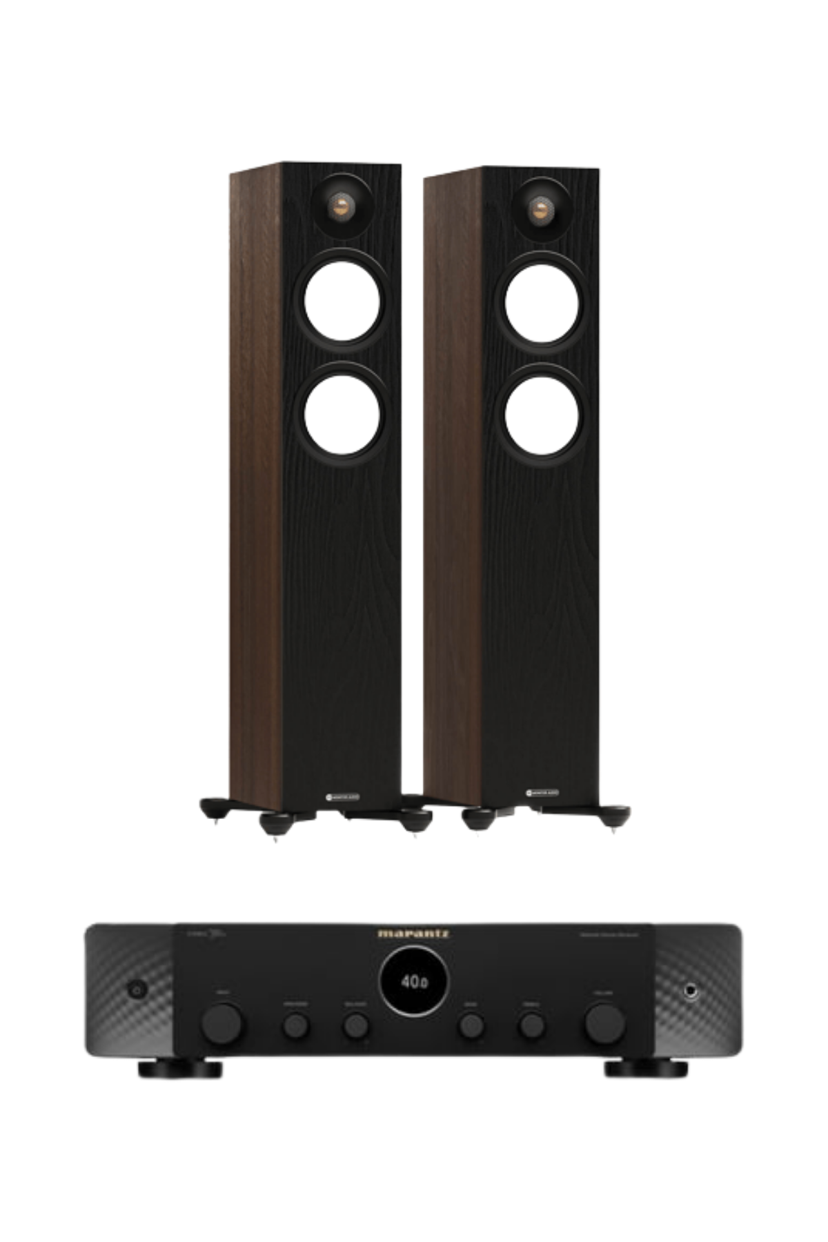 Monitor Audio Bronze 300 Stereo Sistem Stereo 70s Ceviz
