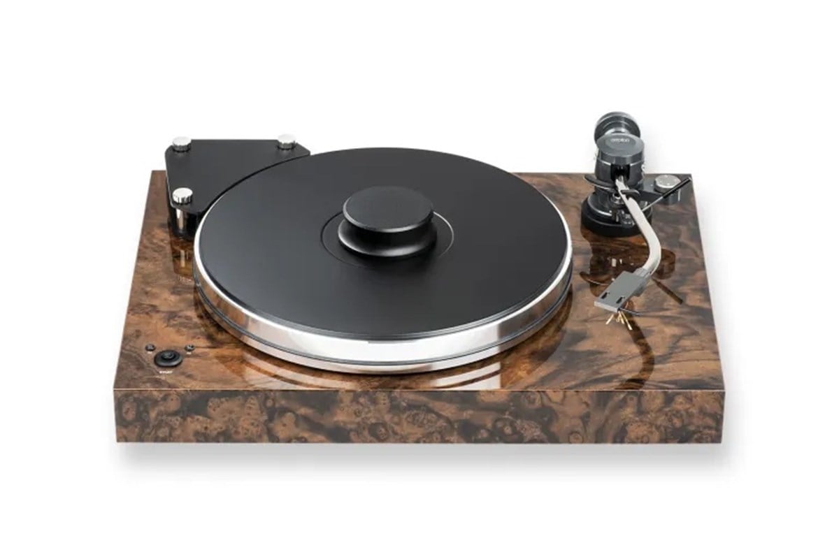 Pro-Ject Audio Xtension 9 Evolution SuperPack Walnut Burl High Gloss DS2 MC İğneli Pikap