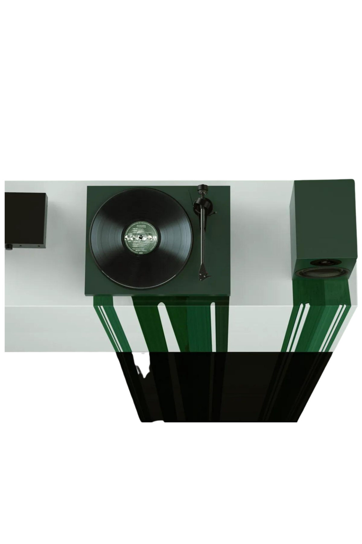 Project Audio Renkli Hepsi Bir Arada Pikap Sistem Yeşil