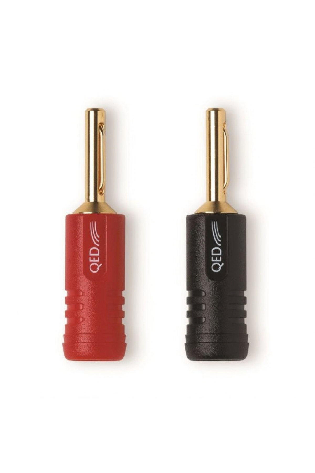 QED Screwloc ABS 4mm Banana Plug Hoparlör Konnektörü 1 Çift