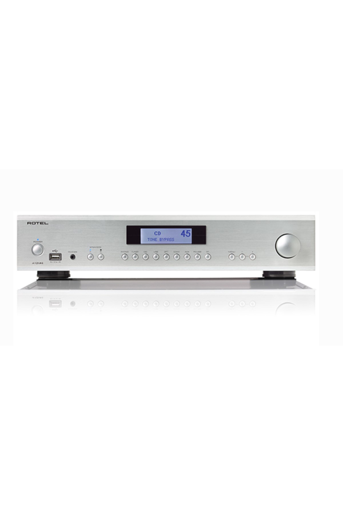 Rotel A12 MKII Gümüş Entegre Amplifikatör