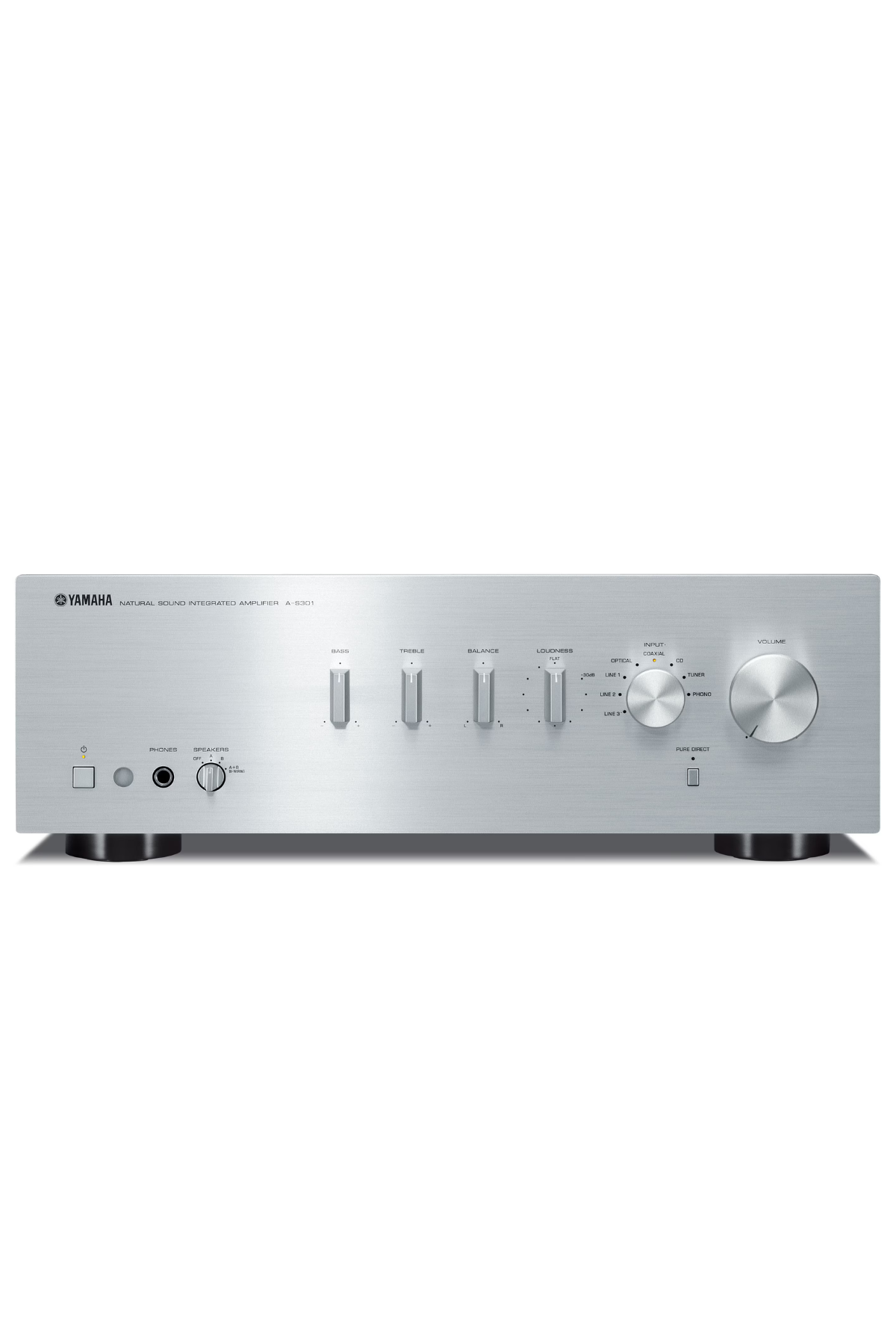 Yamaha A-S301 Entegre Amplifikatör Gümüş