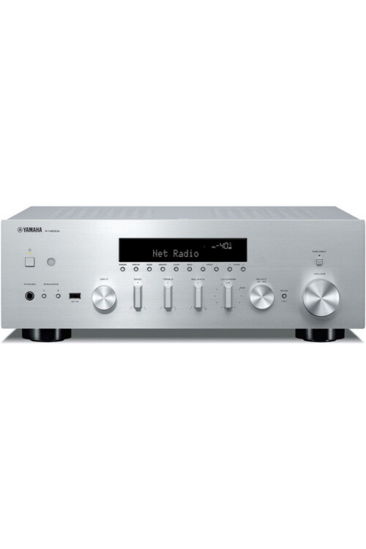 Yamaha R-N600A Network A/V Amplifikatör Gümüş