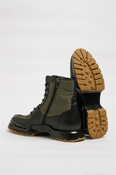 Alvaro Model Natural Deri İthal Taban Bot - HAKİ