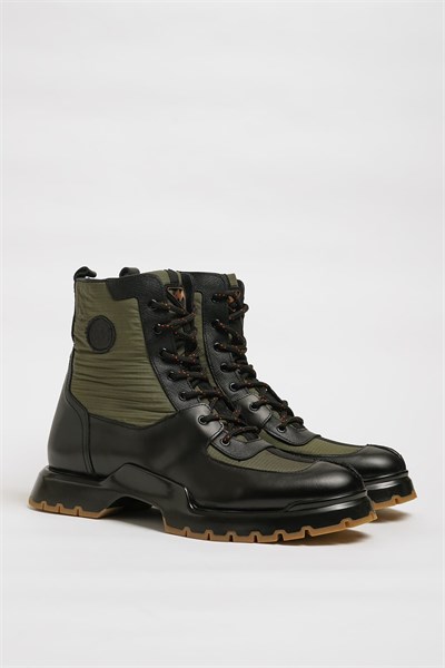Alvaro Model Natural Deri İthal Taban Bot - HAKİ