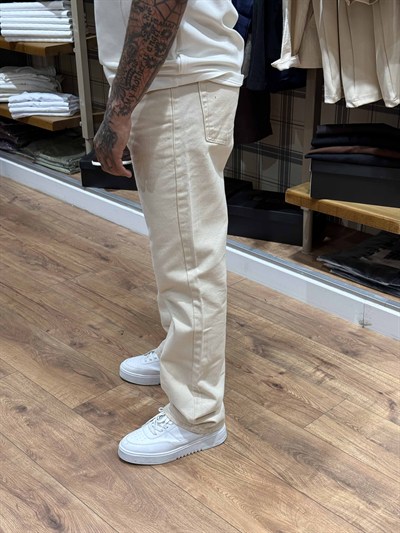 Ekru Jean Pantolon