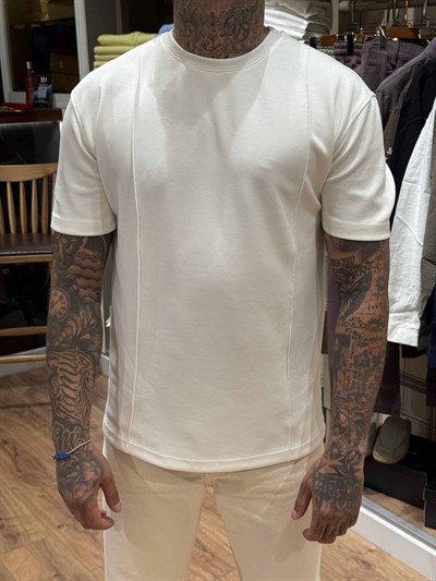 Ekru Regular Fit Tişört