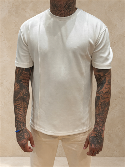 Ekru Regular Fit Tişört