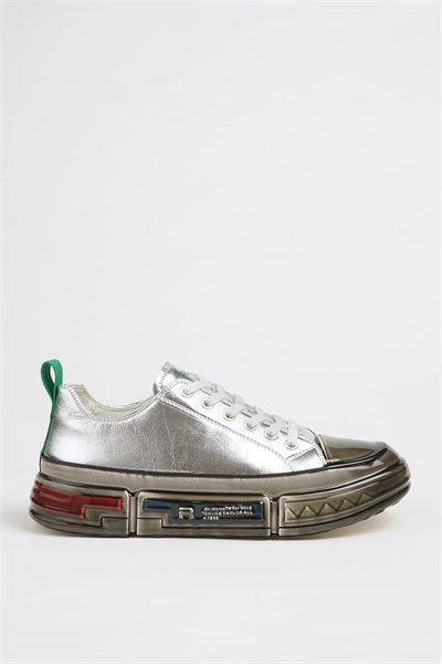 Hanry Model Hologram Deri Özel Jel Taban Sneaker Ayakkabı - GRİ