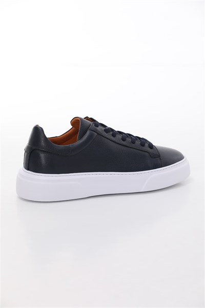 Igorr Model Hakiki Floater Deri Sneakers Ayakkabı - LACİVERT