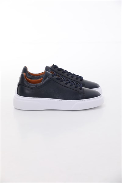 Igorr Model Hakiki Floater Deri Sneakers Ayakkabı - LACİVERT
