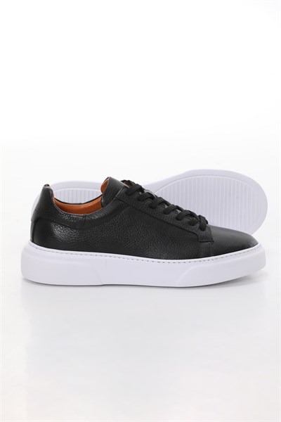 Igorr Model Hakiki Floater Deri Sneakers Ayakkabı - SİYAH