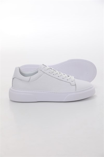 Igorr Model Hakiki Floater Deri Sneakers Ayakkabı - BEYAZ