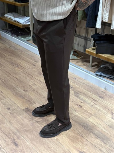 Kahve Premium Kumaş Pantolon