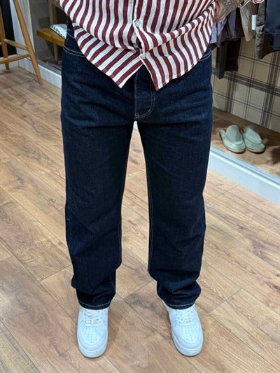 Koyu Lacivert Baggy Jean Pantolon