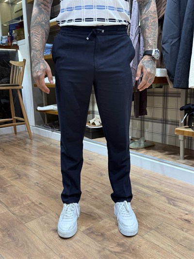 Lacivert Premium Jogger Pantolon