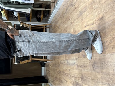 Legacy Gri Wide Fit Denim Pantolon BAGGY