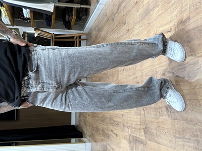 Legacy Gri Wide Fit Denim Pantolon BAGGY