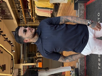 Luxury Lacivert Polo Yaka
