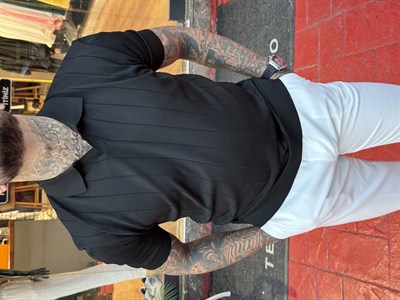 Luxury Siyah Polo Yaka