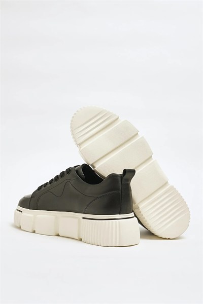 Markus Model Hakiki Natural Deri İthal Taban Sneaker Ayakkabı