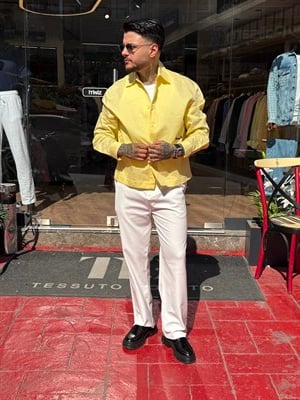Milano Limon Sarısı Gömlek