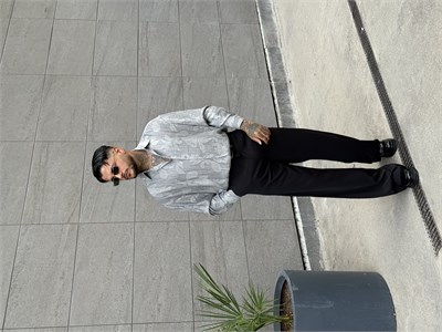 ÖZEL TASARIM DESENLİ GÖMLEK VE ESPANYOL PAÇA PANTALON ALT ÜST TAKIM