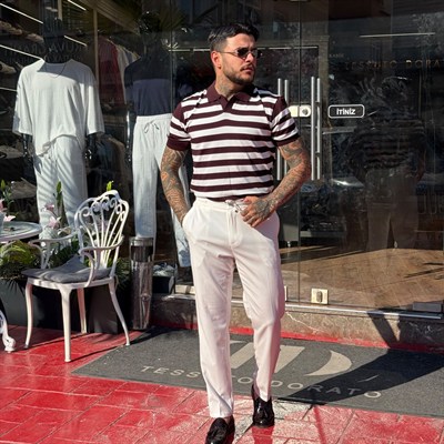 POLO YAKA ŞERİTLİ TRİKO TİŞÖRT