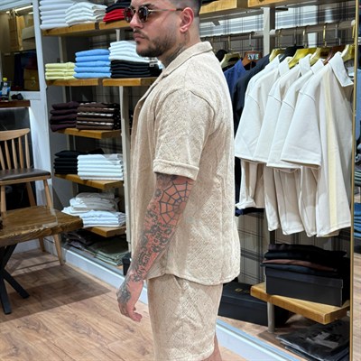 PREMIUM KETEN ŞORT TAKIM
