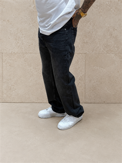 Siyah Baggy Jean