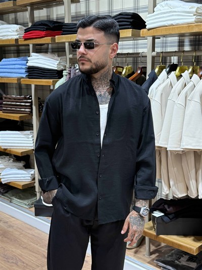 Siyah Regular Fit Gömlek