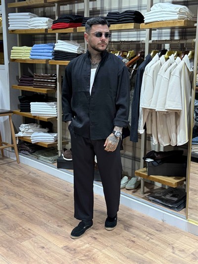 Siyah Regular Fit Gömlek