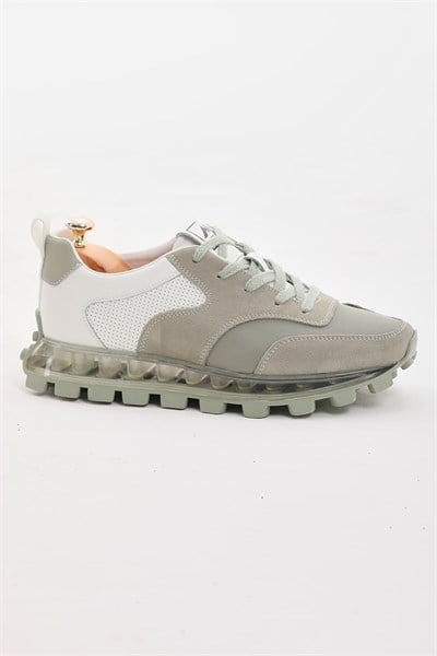 Woolf Model Hakiki Süet Deri İthal Taban Sneaker Ayakkabı - BEYAZ