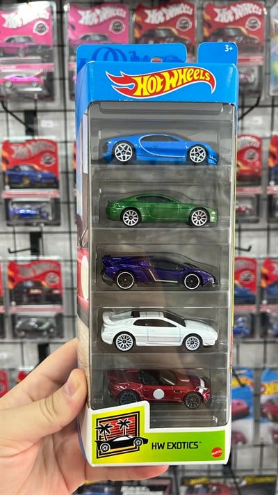 Hot Wheels  2020 EXOTICS 5'li Set - Yaşına Göre Kutu Hasarları Olabilir-Kapalı Ürün