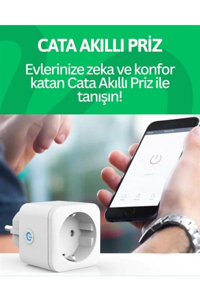 CATA CT-4010 AKILLI PRİZ  İLE DÜNYANIN HER YERİNDEN HERŞEY KONTROL ALTINDA